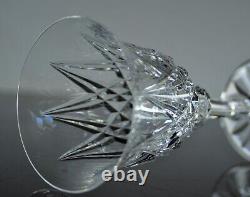Anciennes 6 Verres A Vin Cristal Taille Soufle Modele Sammy Taille St Louis 15,5