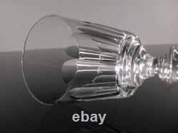 Anciennes 6 Verres Digestif Cristal Taille Cotes Plates Caton St Louis Art Deco