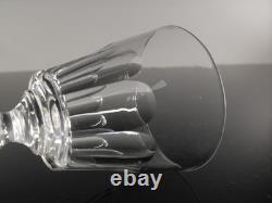 Anciennes 6 Verres Digestif Cristal Taille Cotes Plates Caton St Louis Art Deco