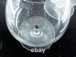 Anciennes 8 Tres Grand XXL Verres A Cognac Degustation Cristal Baccarat Signe