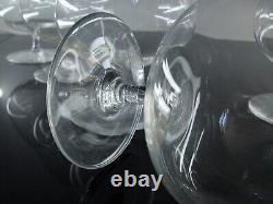 Anciennes 8 Tres Grand XXL Verres A Cognac Degustation Cristal Baccarat Signe