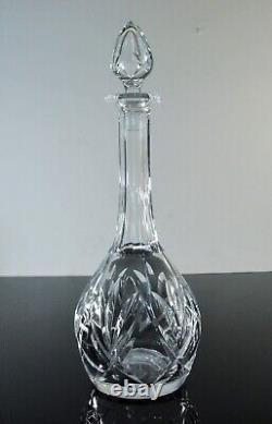 Anciennes Carafe A Vin Eau En Cristal Modele Monako Taille St Louis Signe