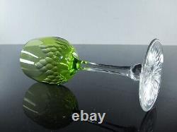 Anciennes Grand 6 Verres A Vin Cristal Couleur Modele Richelieu Baccarat Artdeco