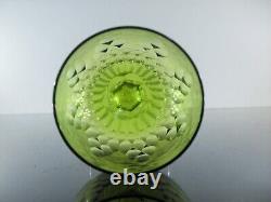 Anciennes Grand 6 Verres A Vin Cristal Couleur Modele Richelieu Baccarat Artdeco