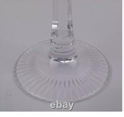 Anciennes Grand 6 Verres Calice En Cristal Couleur Taille Bayer Boheme 1950