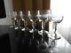 Anciens 6 verres à vin blanc en cristal Baccarat modèle RENAISSANCE Ballon