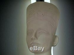 Art Déco Ancienne Grand XXL Bust En Pate De Verre Nefertiti 32cm Sabino Daum