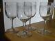 BACCARAT 4 ANCIENS VERRES A VIN CRISTAL MODELE SEVIGNE ht 12,5 cm époque 1920