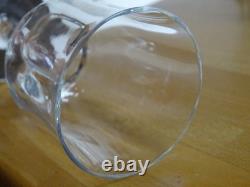 BACCARAT 4 ANCIENS VERRE A VIN ROUGE EN CRISTAL MODELE CAPRI ht 13,5 cm