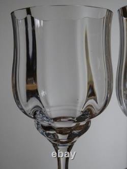 BACCARAT 4 ANCIENS VERRE A VIN ROUGE EN CRISTAL MODELE CAPRI ht 13,5 cm