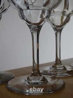 BACCARAT 4 ANCIENS VERRE A VIN ROUGE EN CRISTAL MODELE CAPRI ht 13,5 cm BACCARAT 4 ANCIENS VERRE A VIN ROUGE EN CRISTAL MODELE CAPRI ht 13,5 cm
