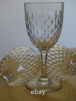 BACCARAT 5 ANCIENS VERRES A VIN CRISTAL MOD PARIS époque 1920 HT 13 CM lot n°2