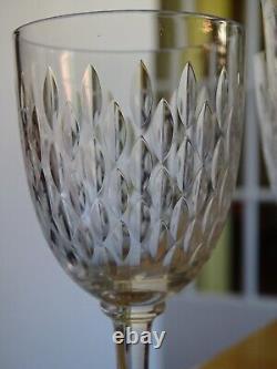 BACCARAT 5 ANCIENS VERRES A VIN CRISTAL MOD PARIS époque 1920 HT 13 CM lot n°2