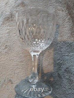 BACCARAT 5 verres à eau anciens modèle écaille cristal rares sublimes