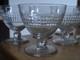 BACCARAT 6 ANCIENS VERRES APERITIF CRISTAL TAILLER EPOQUE 1930 hauteur 6,5 CM