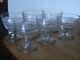BACCARAT 6 ANCIENS VERRES APERITIF CRISTAL TAILLER EPOQUE 1930 hauteur 6,5 CM