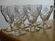 BACCARAT 6 ANCIENS VERRES A APERITIF EN CRISTAL ART DECO 8,2 cm MODELE TIMGAD