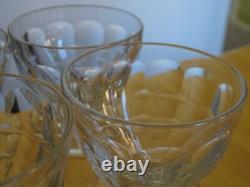 BACCARAT 6 ANCIENS VERRES A APERITIF EN CRISTAL MODELE CHARMES ht 6 cm lot n°1