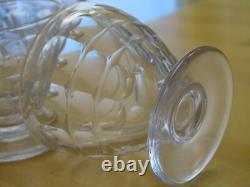 BACCARAT 6 ANCIENS VERRES A APERITIF EN CRISTAL MODELE CHARMES ht 6 cm lot n°1