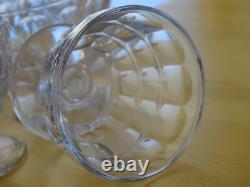 BACCARAT 6 ANCIENS VERRES A APERITIF EN CRISTAL MODELE CHARMES ht 6 cm lot n°1