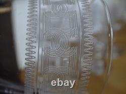 BACCARAT 6 ANCIENS VERRES A APERITIF PORTO CRISTAL MODELE CHANEL 3458 ht 9 cm