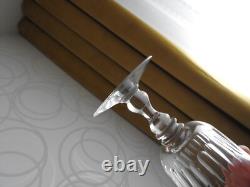 BACCARAT 6 ANCIENS VERRES DE TABLE CRISTAL BACCARAT SAINT LOUIS modèle TULIPE