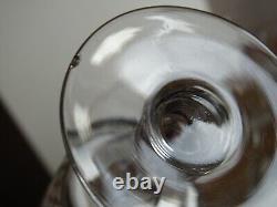BACCARAT 6 ANCIENS VERRES VIN ROUGE CRISTAL MODELE RICHELIEU ht 12,2 cm lot n°1