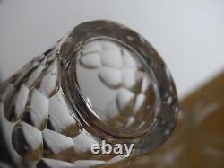 BACCARAT 7 ANCIENS VERRES A APERITIF CRISTAL FORME GOBELET CHAUNY ht 7 cm 1920