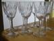 BACCARAT 7 ANCIENS VERRES A APERITIF CRISTAL MODELE RONSARD ht 12 cm 1920