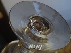BACCARAT 7 ANCIENS VERRES A VIN CRISTAL MODELE RENAISSANCE ht 12 cm 11 cls