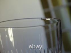 BACCARAT 7 ANCIENS VERRES A VIN CRISTAL MODELE RENAISSANCE ht 12 cm 11 cls