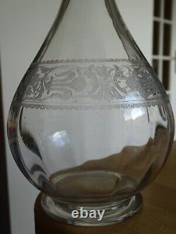 BACCARAT ANCIENNE CARAFE A VIN CRISTAL MODELE CHABLIS époque 1920