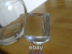 BACCARAT ANCIENNE CARAFE A VIN CRISTAL MODELE CHABLIS époque 1920