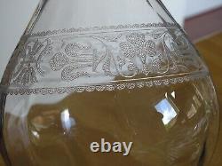 BACCARAT ANCIENNE CARAFE A VIN CRISTAL MODELE CHABLIS époque 1920