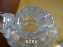 BACCARAT ANCIENNE CARAFE A VIN CRISTAL MODELE GRAVURE circa 1900