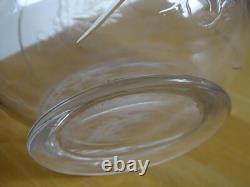 BACCARAT ANCIENNE CARAFE A VIN CRISTAL MODELE GRAVURE circa 1900
