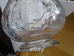 BACCARAT ANCIENNE CARAFE A VIN CRISTAL MODELE GRAVURE circa 1900 ht 30 cm