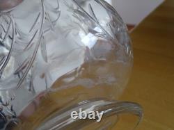 BACCARAT ANCIENNE CARAFE A VIN CRISTAL MODELE GRAVURE circa 1900 ht 30 cm