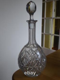 BACCARAT ANCIENNE CARAFE A VIN EN CRISTAL MODELE COLBERT époque 1920