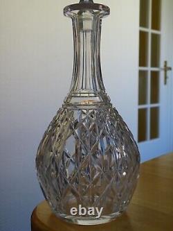 BACCARAT ANCIENNE CARAFE A VIN EN CRISTAL MODELE JUIGNE époque 1950, signée
