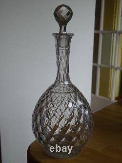 BACCARAT ANCIENNE CARAFE A VIN EN CRISTAL MODELE JUVISY époque 1920