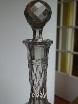 BACCARAT ANCIENNE CARAFE A VIN EN CRISTAL MODELE JUVISY époque 1920