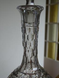 BACCARAT ANCIENNE CARAFE A VIN EN CRISTAL MODELE JUVISY époque 1920