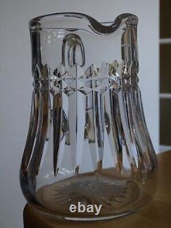 BACCARAT ANCIEN BROC PICHET CRUCHE PITCHER CRISTAL MODELE Buckingham signé