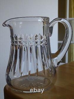 BACCARAT ANCIEN BROC PICHET CRUCHE PITCHER CRISTAL MODELE Buckingham signé