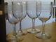BACCARAT ATHENIENNE 7742 FORME BALLON 4 ANCIENS VERRES A EAU CRISTAL ht 15,5 cm