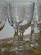 BACCARAT ATHENIENNE 7742 GONDOLE 6 ANCIENS VERRES A APERITIF CRISTAL ht 10 cm