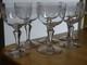 BACCARAT CRISTAL 6 ANCIENS VERRES A VIN ROUGE MOD 8447 POMPADOUR 1920 ht 11,3 cm