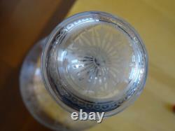 BACCARAT CRISTAL ANCIENNE CARAFE A VIN MODELE GRAVURE NAPOLEON 3 ht 30 cm