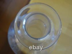 BACCARAT CRISTAL ANCIENNE CARAFE A VIN MODELE GRAVURE NAPOLEON 3 ht 30 cm
